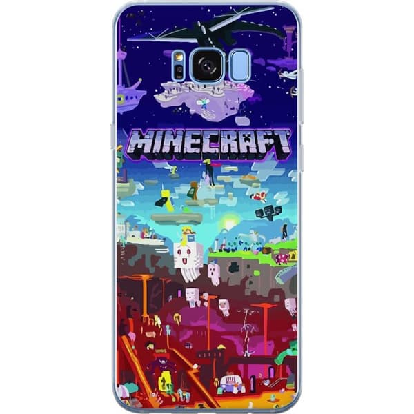 Samsung Galaxy S8 Gennemsigtig cover Minecraft