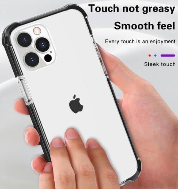 iPhone 13 Pro Mjukt Skyddande Bumperskal