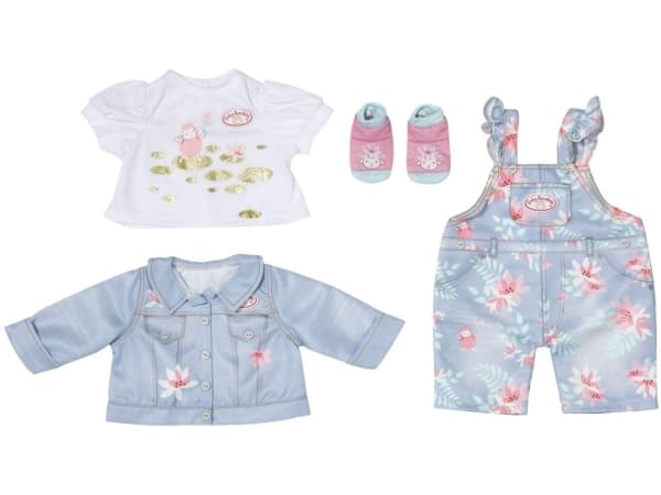 Baby Annabell Active Deluxe Jeans, Dukkeklessett, 3 år, 400 g