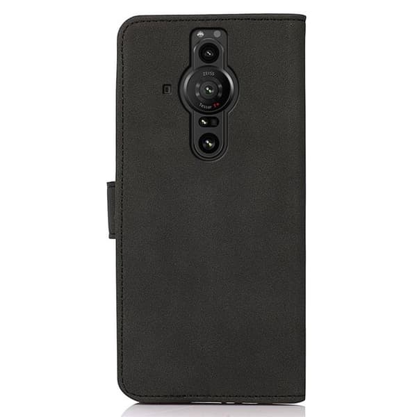 KHAZNEH Vintage lompakkokotelo Sony Xperia Pro-I - musta