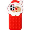 Miniatyrbild 1 av 6: iPhone 12 Pro Max Mobilskal Silikon Santa Claus Pop It - Röd