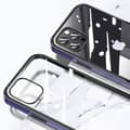 Miniatyrbild 2 av 3: Phonet iPhone 13 Pro Mobilskal Transparent - Blå Ram