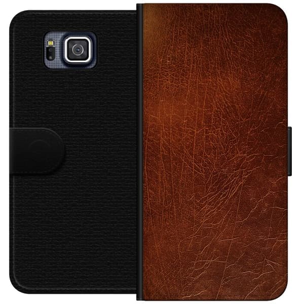 Samsung Galaxy Alpha Lommeboketui Lær
