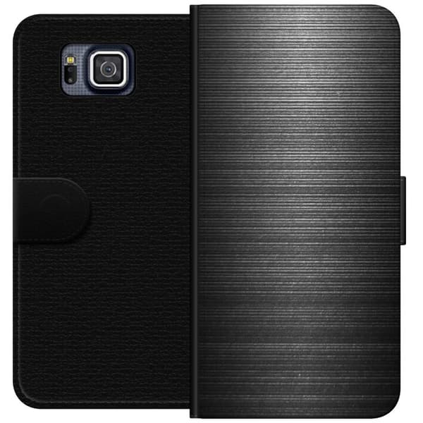 Samsung Galaxy Alpha Plånboksfodral Metallic