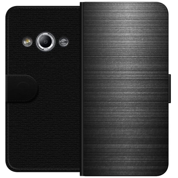 Samsung Galaxy Xcover 3 Lommeboketui Børstet Metalle