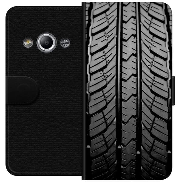 Samsung Galaxy Xcover 3 Lompakkokotelo Renkaan kuvio