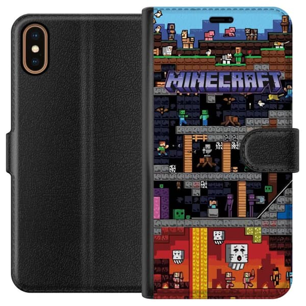 Apple iPhone X Tegnebogsetui Minecraft