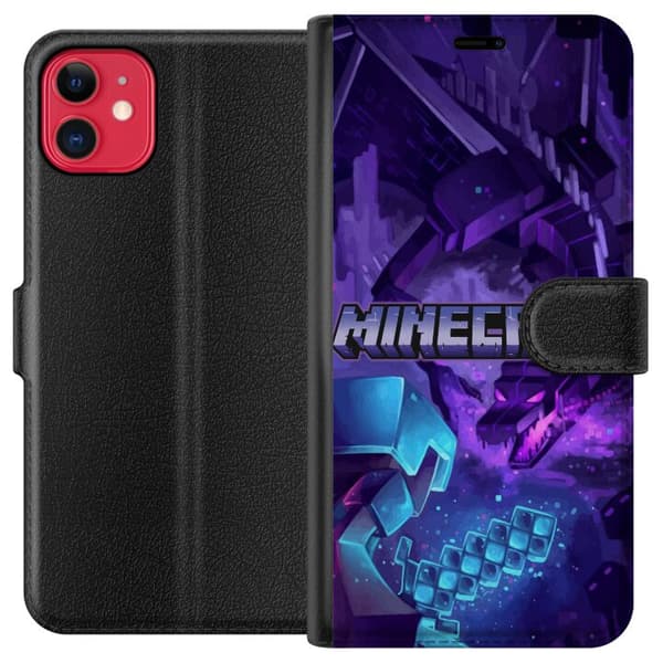 Apple iPhone 11 Lompakkokotelo Minecraft