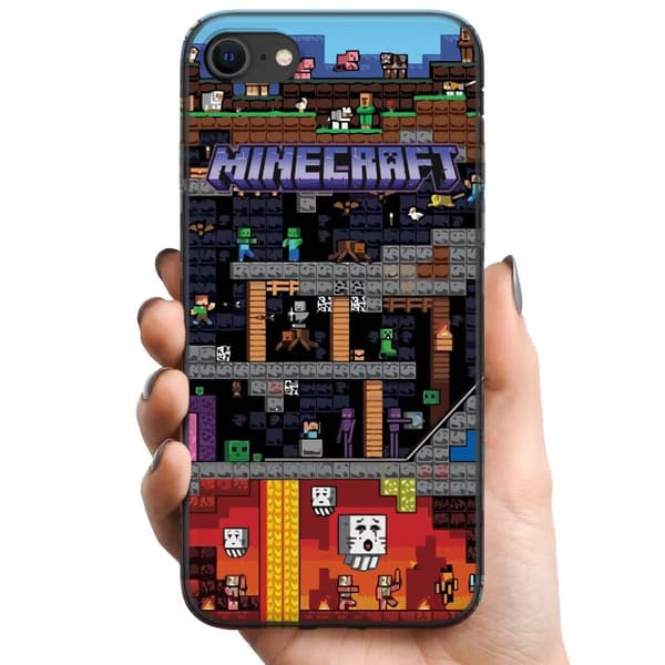 Apple iPhone 8 TPU Mobildeksel Minecraft