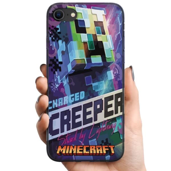 Apple iPhone 8 TPU Mobilcover Minecraft