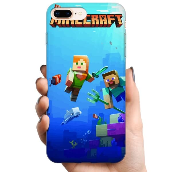 Apple iPhone 7 Plus TPU Mobildeksel Minecraft