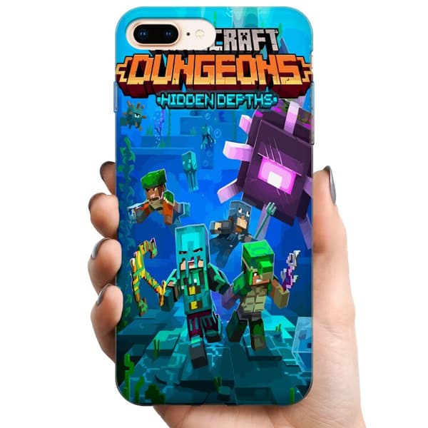 Apple iPhone 7 Plus TPU Matkapuhelimen kuori Minecraft