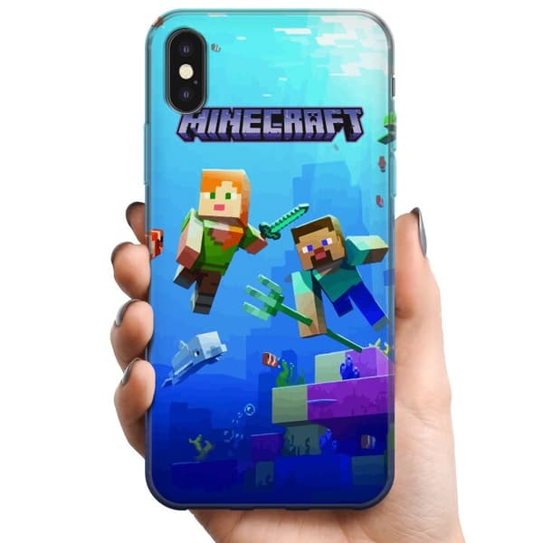 Apple iPhone X TPU Mobildeksel Minecraft
