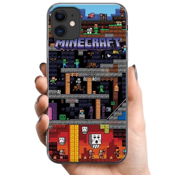 Apple iPhone 11 TPU Mobildeksel Minecraft
