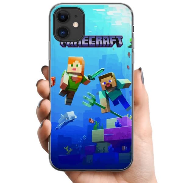 Apple iPhone 11 TPU Mobilcover Minecraft