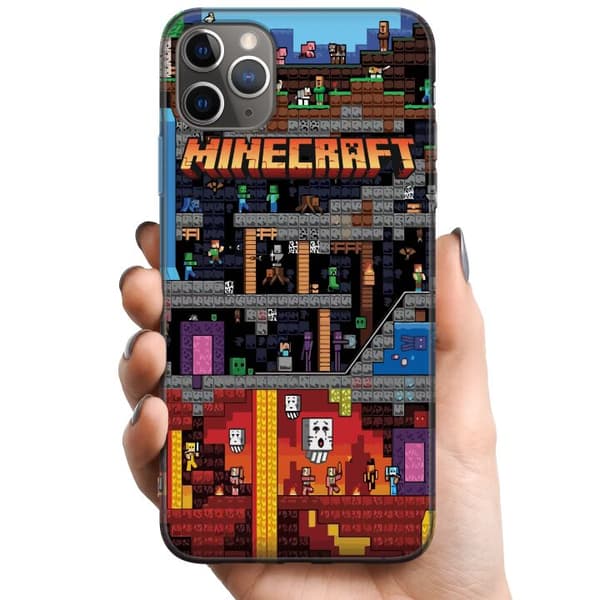 Apple iPhone 11 Pro Max TPU Mobildeksel Minecraft