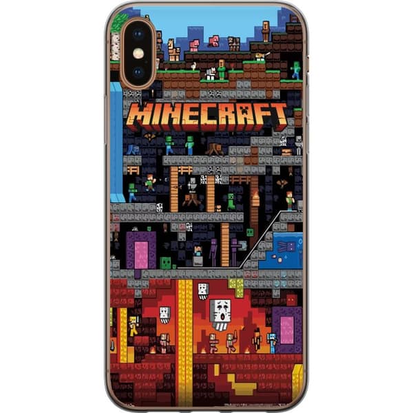 Apple iPhone X Deksel / Mobildeksel - Minecraft