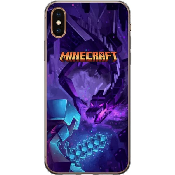 Apple iPhone XS Max Cover / Mobilcover - Minecraft