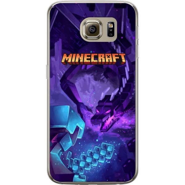 Samsung Galaxy S6 Läpinäkyvä kuori Minecraft