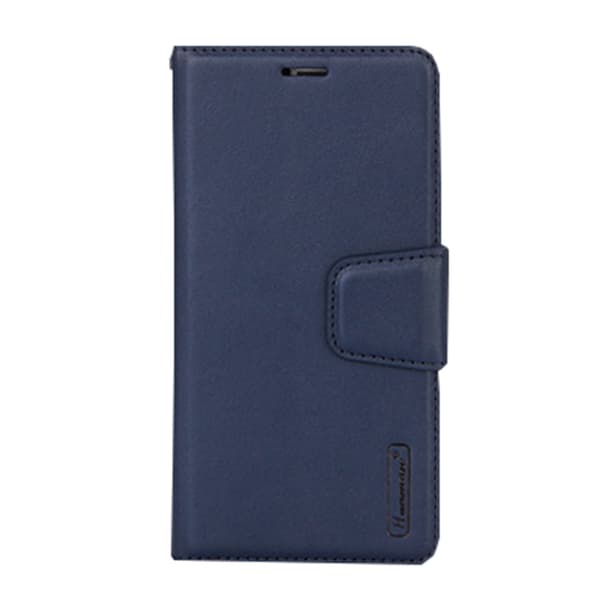 Elegant Smidigt Plånboksfodral - Samsung Galaxy S20 FE Marinblå