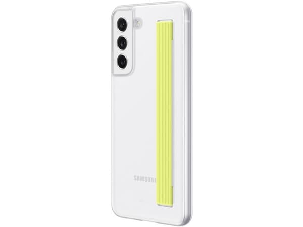 Samsung EF-XG990 - Baksidedeksel for mobiltelefon - termoplast-polyuretan (TPU), polykarbonat - hvit - for Galaxy S21 FE 5G