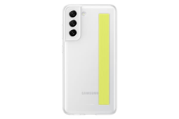 Samsung EF-XG990 - Baksidedeksel for mobiltelefon - termoplast-polyuretan (TPU), polykarbonat - hvit - for Galaxy S21 FE 5G