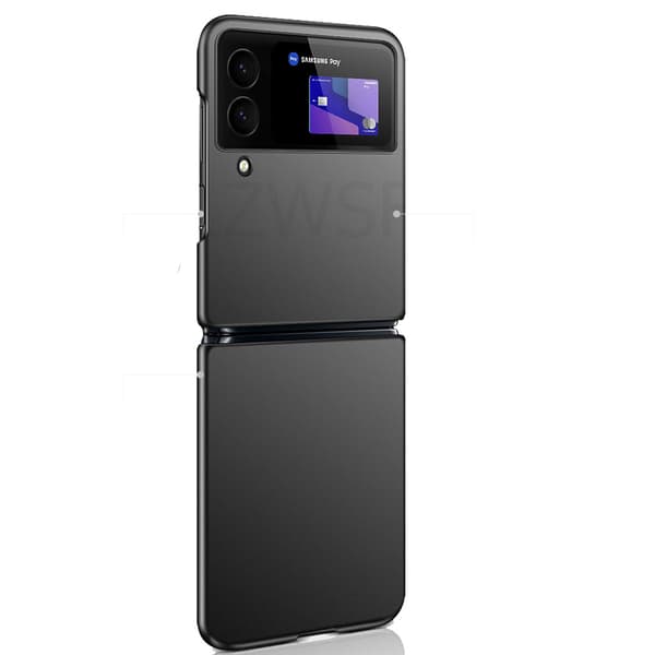 Samsung Galaxy Z Flip 3 - Stilrent Skyddande FLOVEME Skal Svart