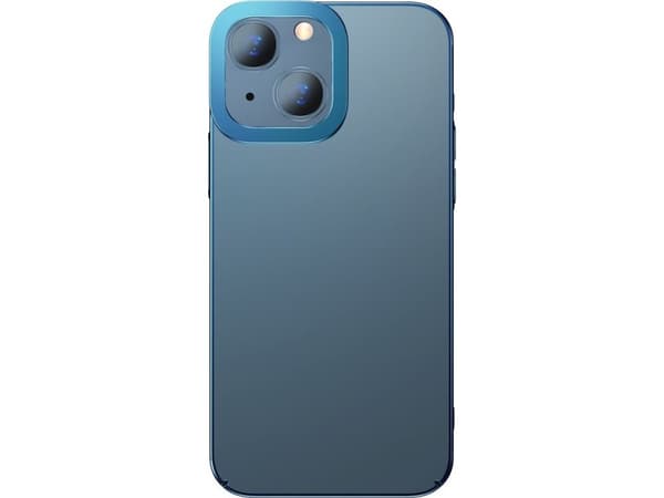 Baseus Glitter Transparent iPhone 13-deksel (blå)