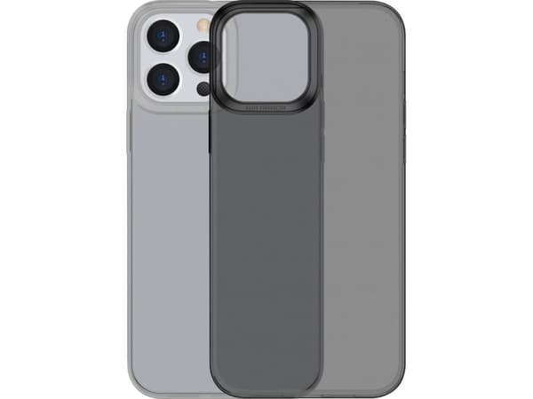 Baseus Baseus Simple Series Case läpinäkyvä geelikotelo iPhone 13 Pro musta (ARAJ000401)