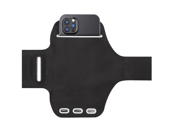 Celly - Bältesväska for cell phone / keys / wallet / earphones - svart - 6.9"