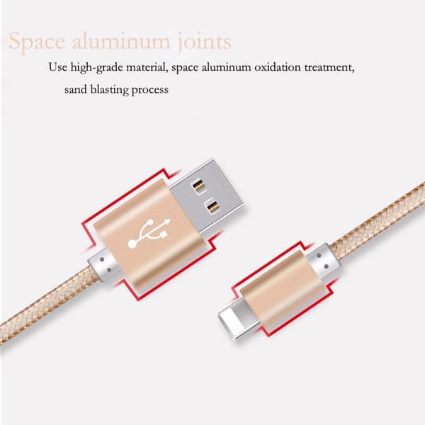 1m - Lightning Cable - iPhone XR/Xs Max/XS/X/8/7/6S/6/5/iPad
