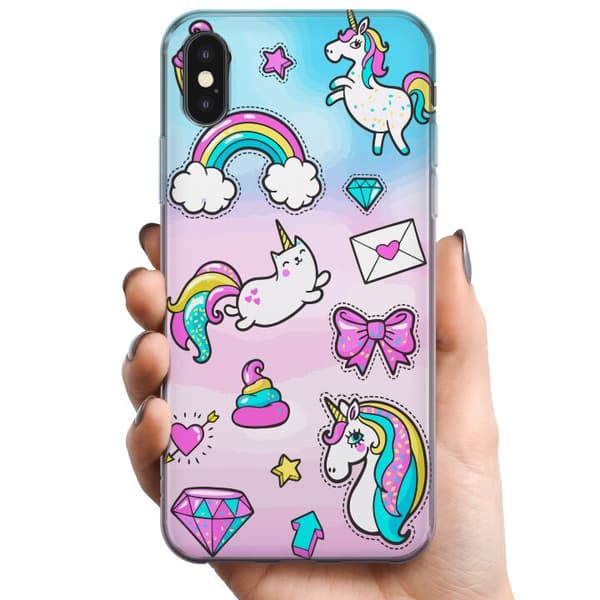 Apple iPhone XS TPU Mobilskal UNICORN