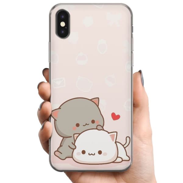 Apple iPhone XS TPU Mobildeksel Kawaii