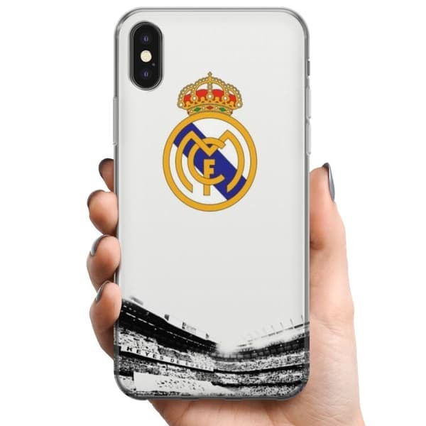 Apple iPhone XS TPU Mobildeksel Real Madrid CF