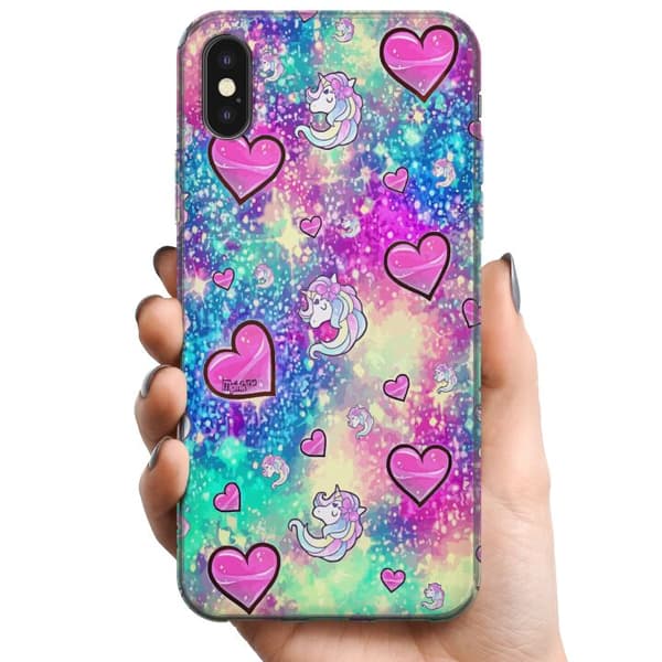 Apple iPhone XS TPU Mobildeksel Enhörning