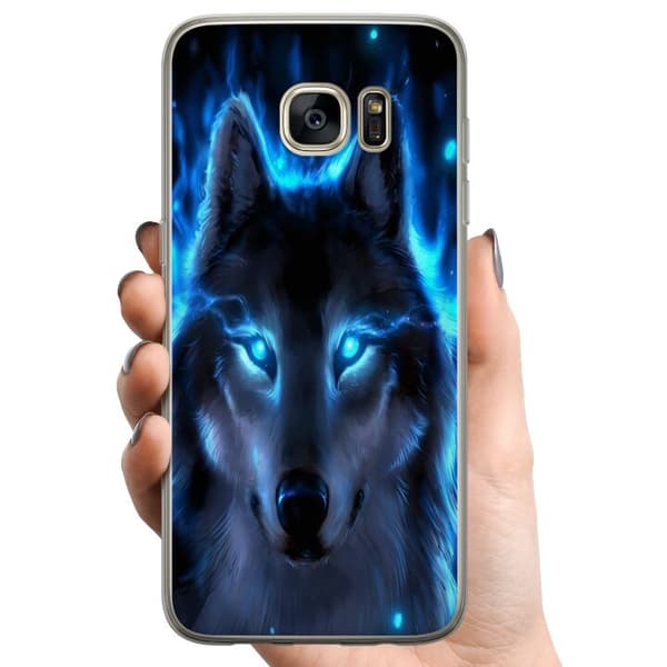 Samsung Galaxy S7 edge TPU Mobilskal Varg