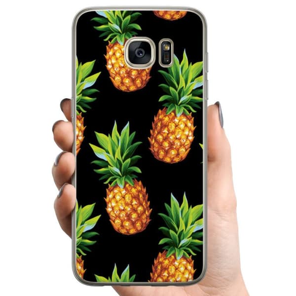 Samsung Galaxy S7 edge TPU Mobildeksel Ananas