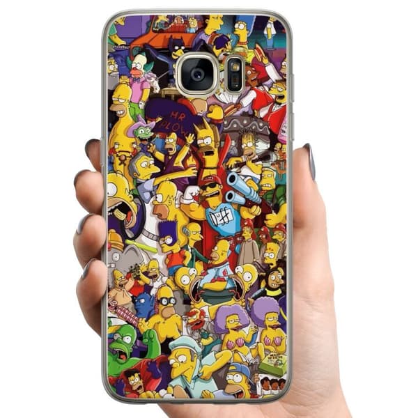 Samsung Galaxy S7 edge TPU Mobildeksel Simpsons