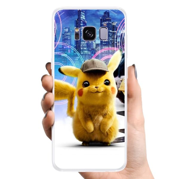 Samsung Galaxy S8 TPU Mobilcover Detektiv Pikachu