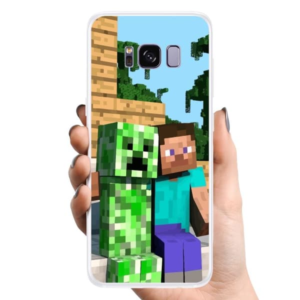 Samsung Galaxy S8 TPU Mobilskal MineCraft