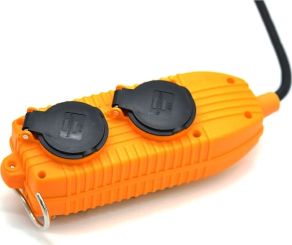 Brennenstuhl IP54 Powerblock extension cord for building applications 10m 4x230V/16A H07RN-F 3G1.5 1169604010