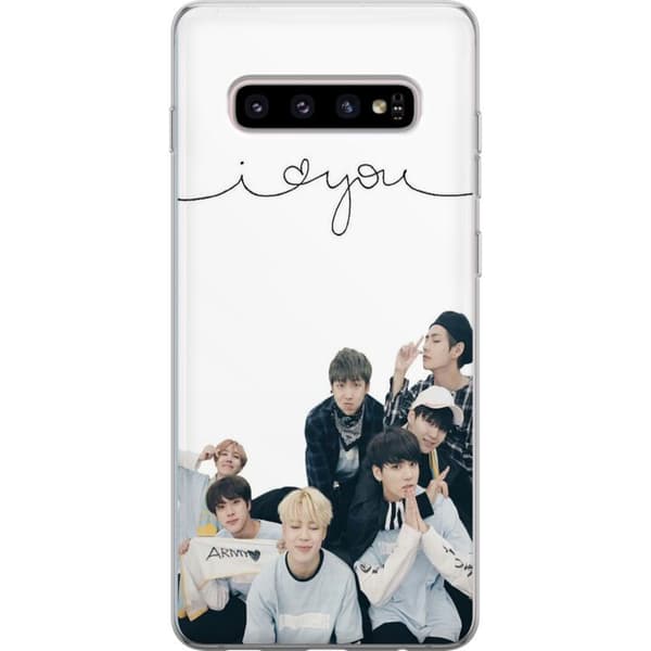Samsung Galaxy S10+ Läpinäkyvä kuori BTS