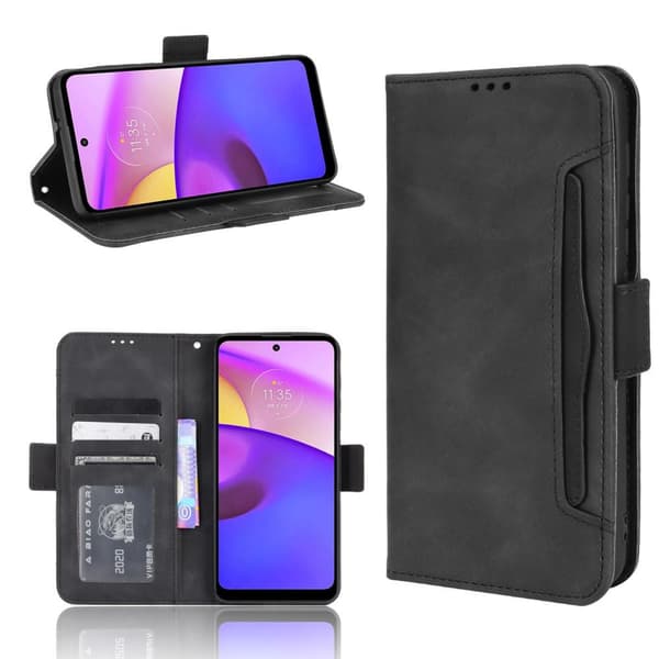 Motorola Moto E20 / Moto E30 / Moto E40 Plånboksfodral - Svart