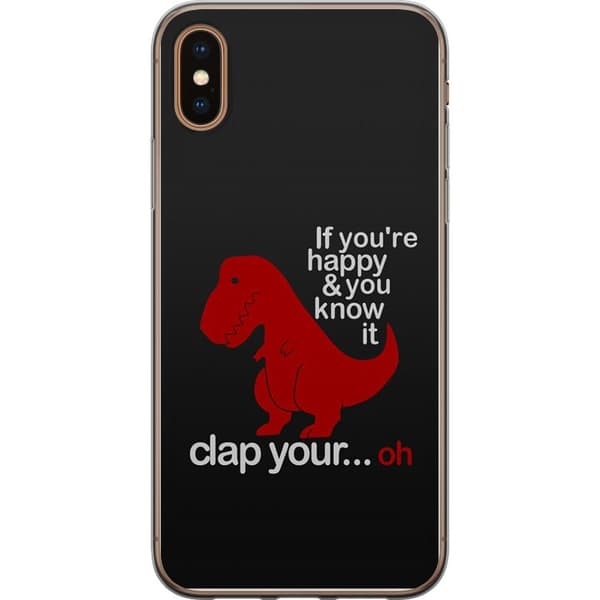 Apple iPhone XS Deksel / Mobildeksel - Dinosaur