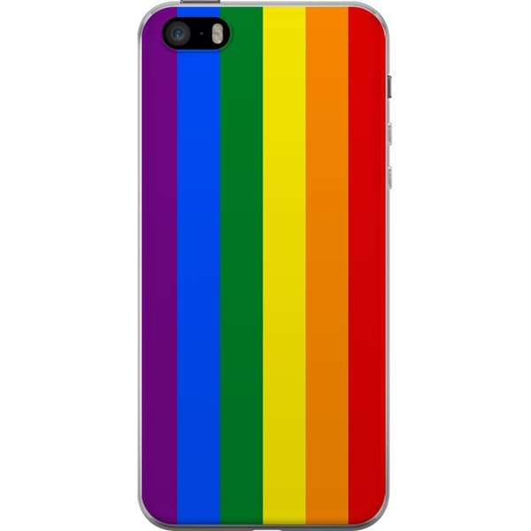 Apple iPhone SE (2016) Cover / Mobilcover - Pride Flagga