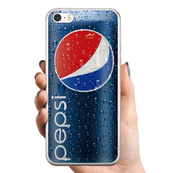 Apple iPhone 5s TPU Mobilcover Pepsi