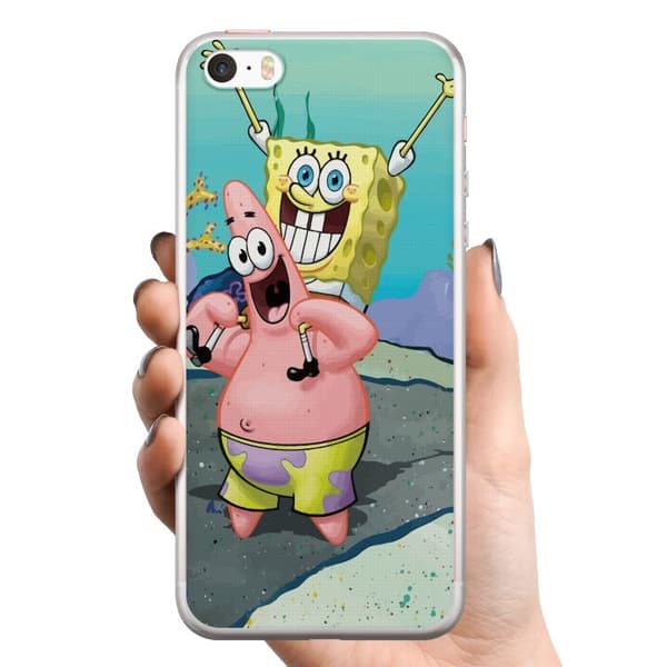 Apple iPhone 5s TPU Mobilskal SpongeBob Fyrkant