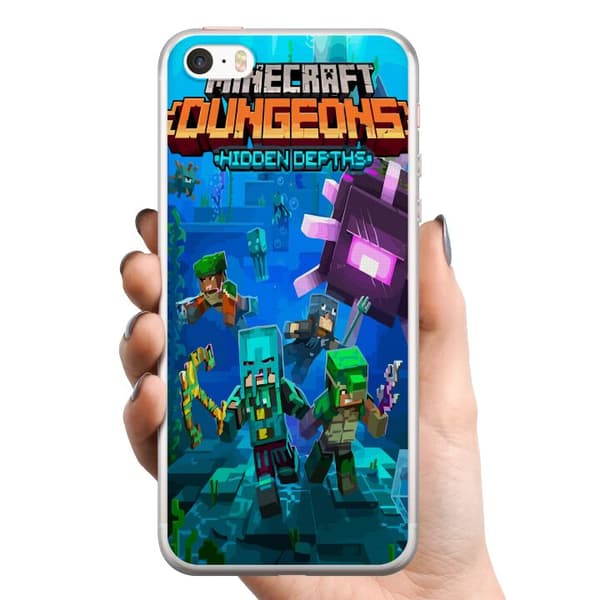Apple iPhone 5s TPU Mobildeksel Minecraft