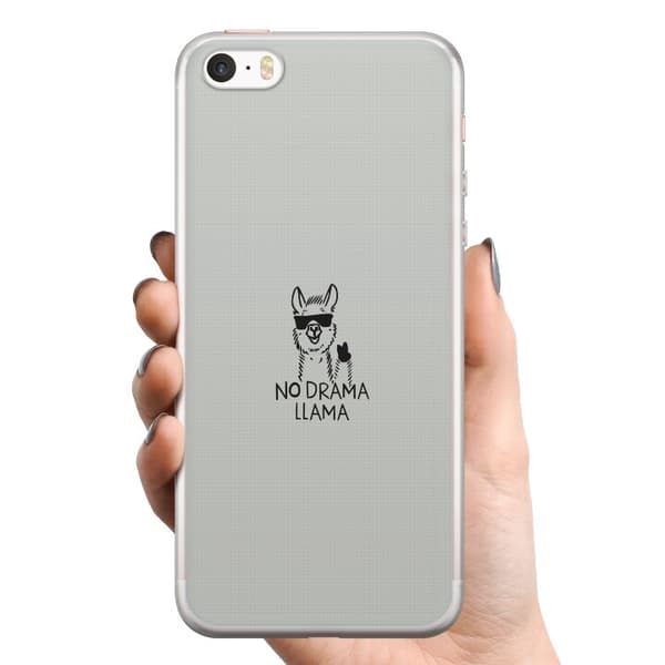 Apple iPhone SE (2016) TPU Mobilcover Ingen Drama Lama