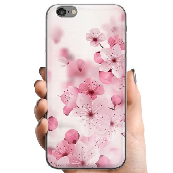 Apple iPhone 6s Plus TPU Mobilcover Kirsebærblomst